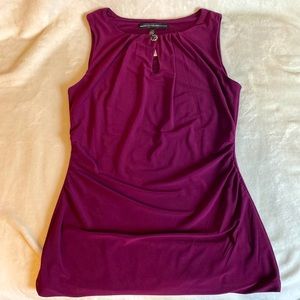 NWT WHBM sleeveless keyhole blouse